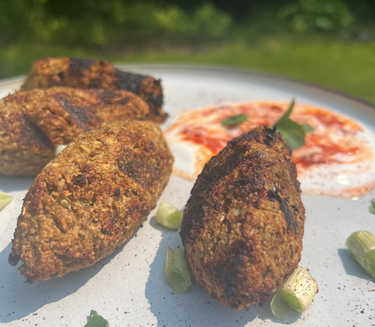 Keftas de champignons sauce Sumac