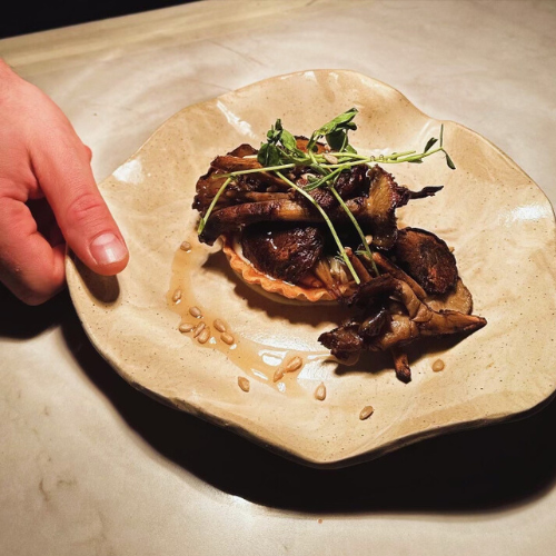 Tartelette aux champignons de la Maison boire