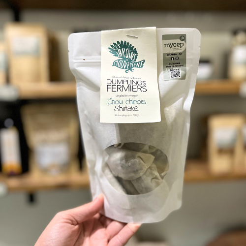Dumplings fermiers végans aux shiitakes et au chou chinois - 12 unités