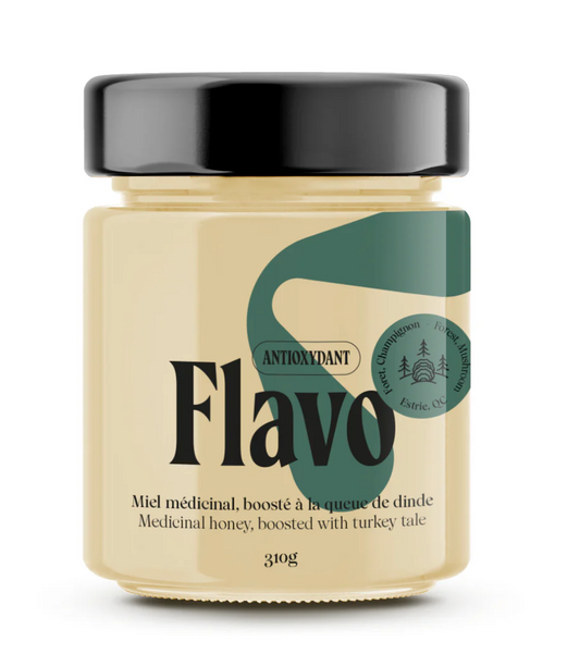 Miel cru crémeux médicinal boosté au Turkey tail - 310 g
