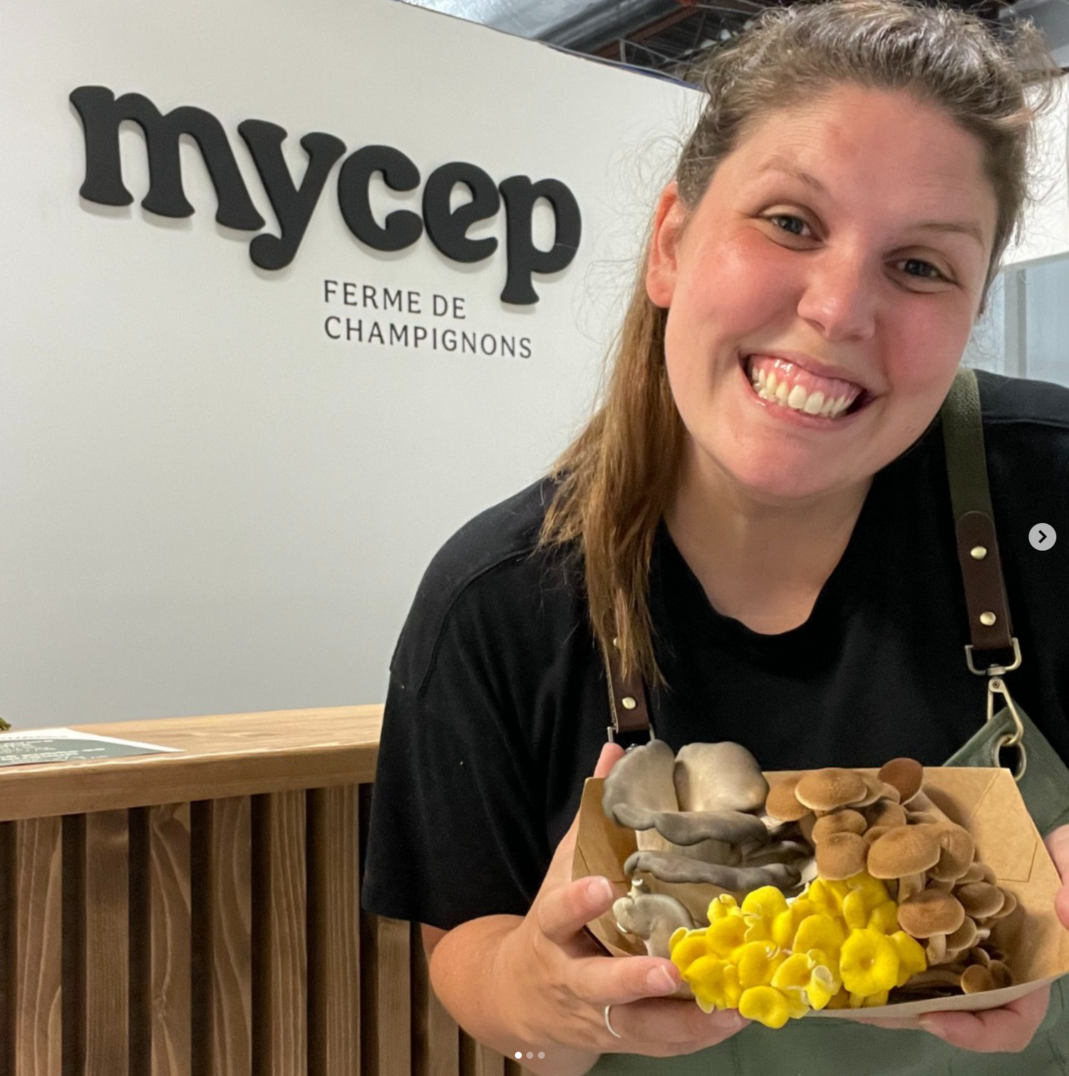 Cloée Viens est copropirétaire de chez Mycep ferme de champignons! 